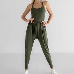 IMBODHI Bodhi Jumper Jumpsuit Moss Green 3X